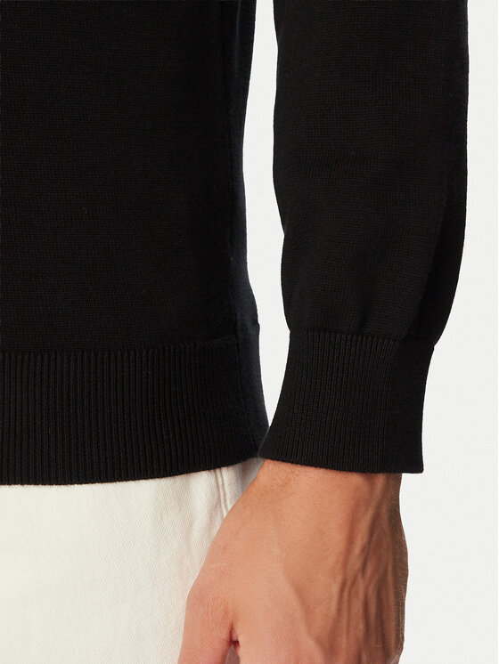 Lacoste Lacoste Sweter AH1985 Czarny Regular Fit
