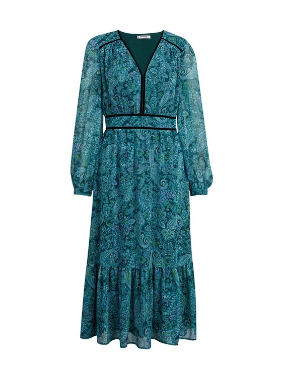 Orsay Orsay Sukienka 471730855000__36 Turkusowy Regular Fit