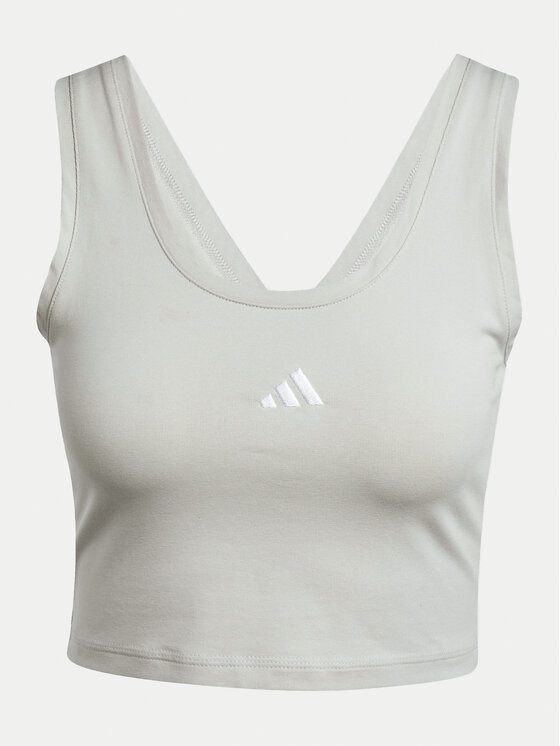adidas adidas Top Essentials Small Logo JD0561 Beež Slim Fit