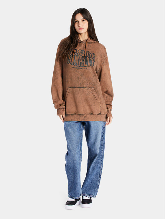 DC Shoes DC Shoes Felpa Contour ADYFT03381 Marrone Regular Fit