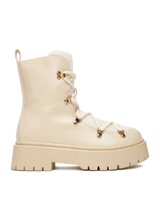 DeeZee DeeZee Schnürschuhe 13123-15 Écru