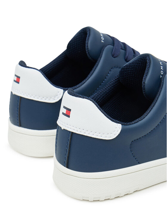 Tommy Hilfiger Tommy Hilfiger Сникърси Low Cut Lace-Up T3X9-34073-1355X S Тъмносин