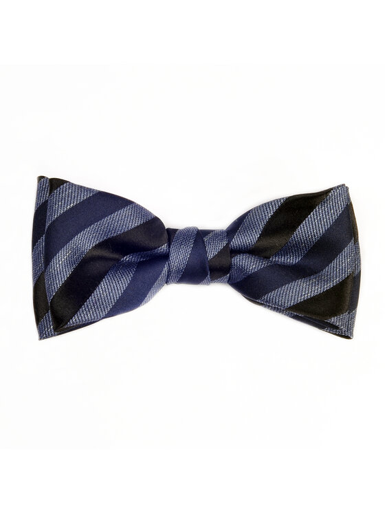 ELSNER ELSNER Mucha BUTTERFLY Z JEDWABNEGO ŻAKARDU A6168 Granatowy