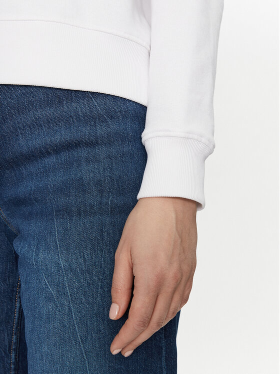 Guess Jeans Guess Jeans Суитшърт W5RQ25 K68I4 Бял Regular Fit