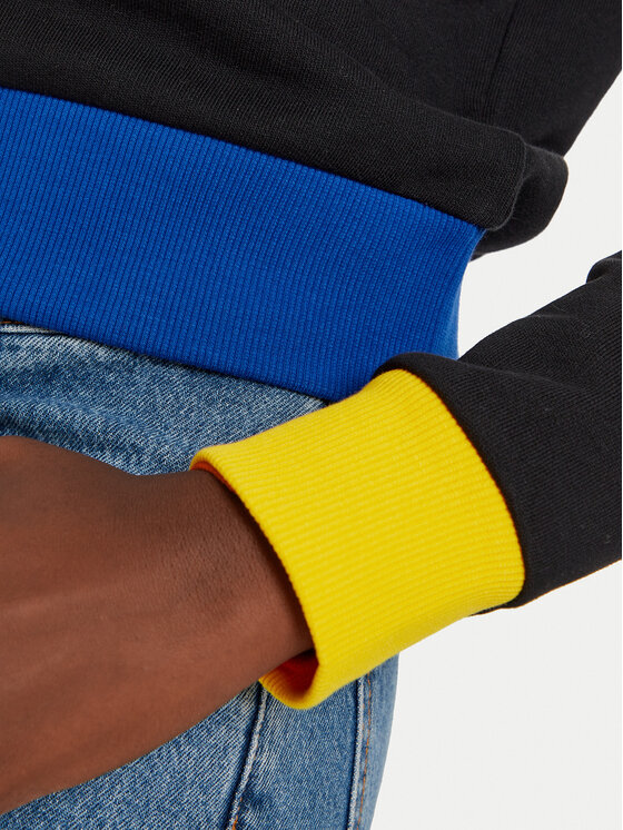 United Colors Of Benetton United Colors Of Benetton Світшот 3J68D107Z Чорний Regular Fit