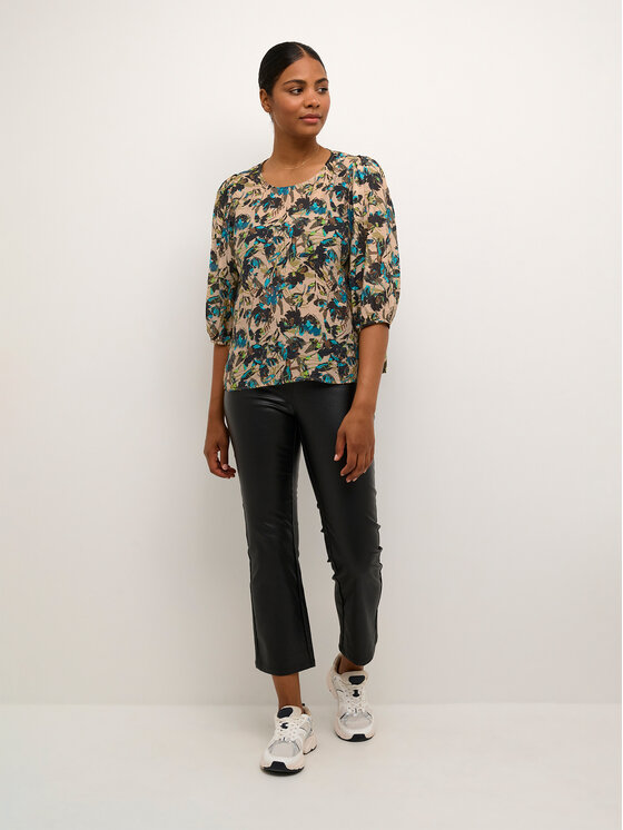 Kaffe Kaffe Majica Olga 10507643 Šarena Loose Fit