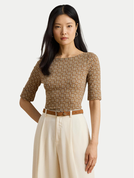 LAUREN RALPH LAUREN LAUREN RALPH LAUREN Blúz 200980042001 Bézs Slim Fit