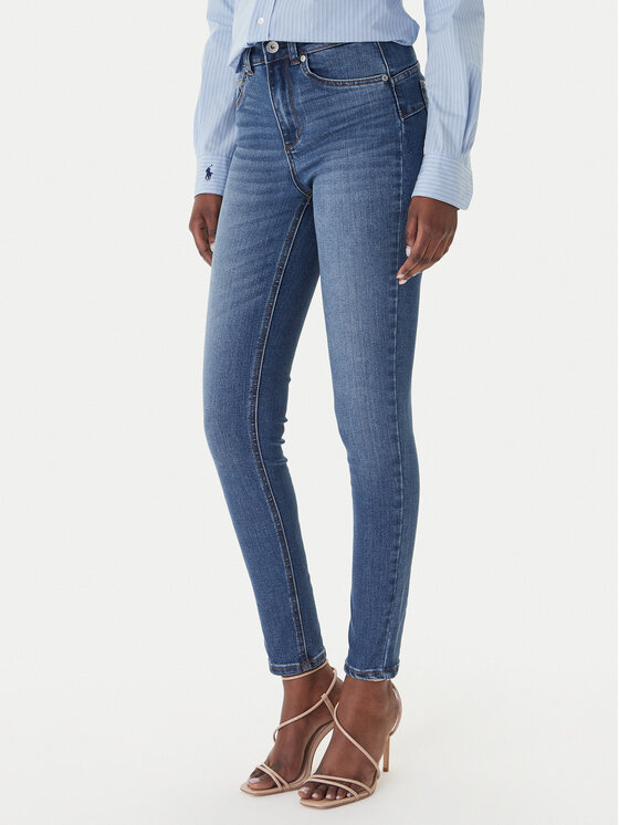 Liu Jo Liu Jo Jeansy UA6013 D0318 Tmavomodrá Slim Fit