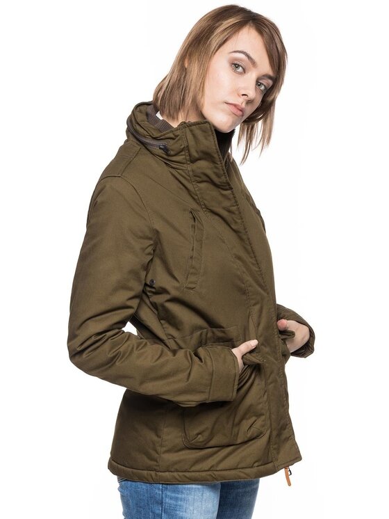 Lee Lee Kurtka damska FIELD JACKET Beżowy Slim Fit