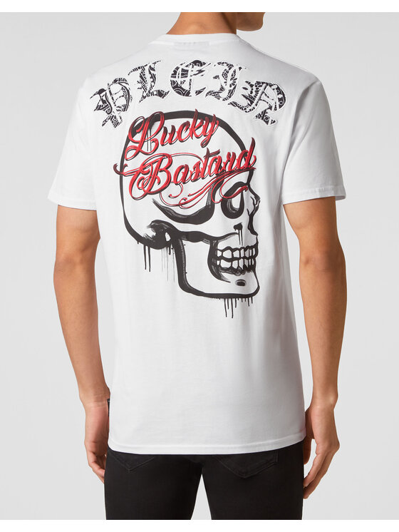 PHILIPP PLEIN PHILIPP PLEIN T-Shirt 1649 Biały Regular Fit