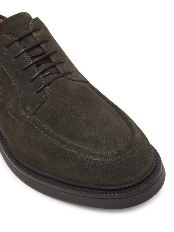 Tommy Hilfiger Tommy Hilfiger Nizki čevlji Corporate Casual Sde Deck Shoe FM0FM05980 Zelena