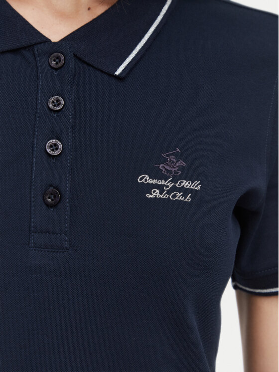 Beverly Hills Polo Club Beverly Hills Polo Club Igapäevane kleit P-SS26W-ABP526590-0298 Tumesinine Regular Fit