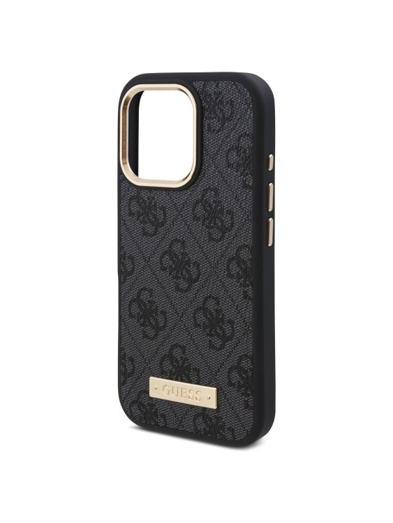 Guess Guess Etui na telefon iPhone 16 Pro Czarny