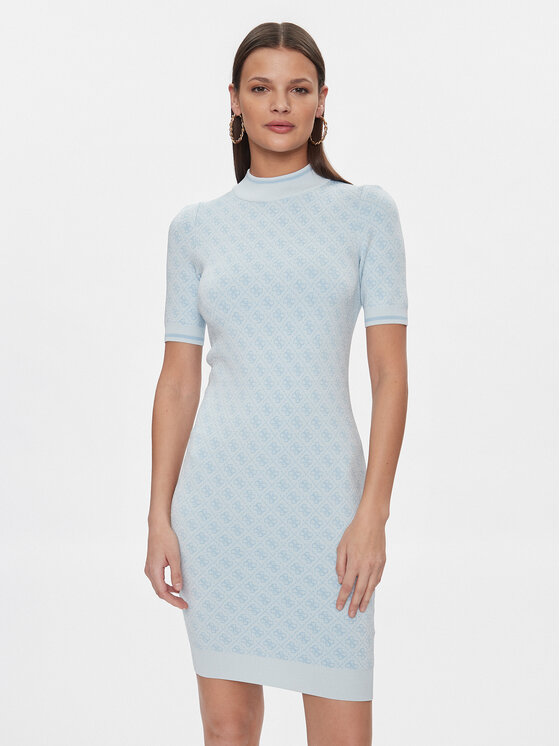 Guess Rochie tricotată Lise W3YK39 Z37K0 Colorat Bodycon Fit