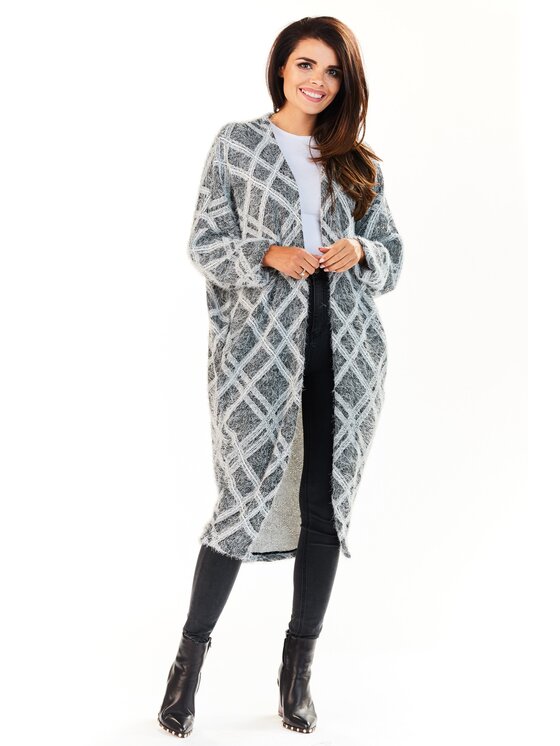 Awama Awama Cardigan A194 Multicolore Basic Fit