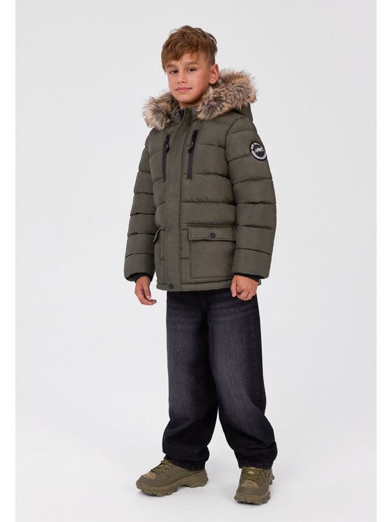 minoti minoti Kurtka zimowa 33COAT508 Khaki Regular Fit