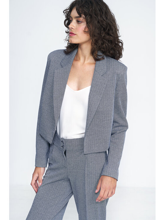 NIFE NIFE Marynarka Z67 Granatowy Regular Fit