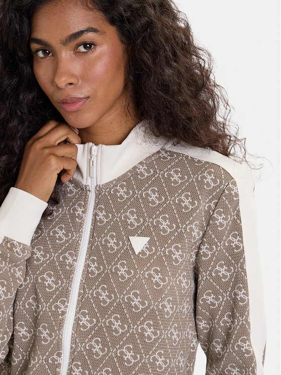 Guess Guess Sweatshirt V5BQ16 K1990 Braun Regular Fit