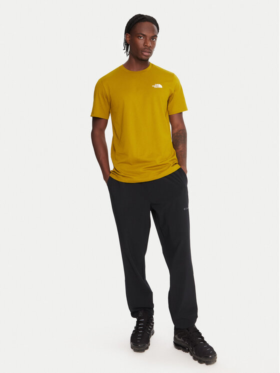 The North Face The North Face Majica Simple Dome NF0A87NG Rumena Regular Fit