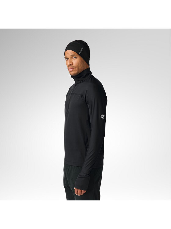 Rossignol Rossignol Bluza techniczna M Half Zip First Layer Czarny Slim Fit