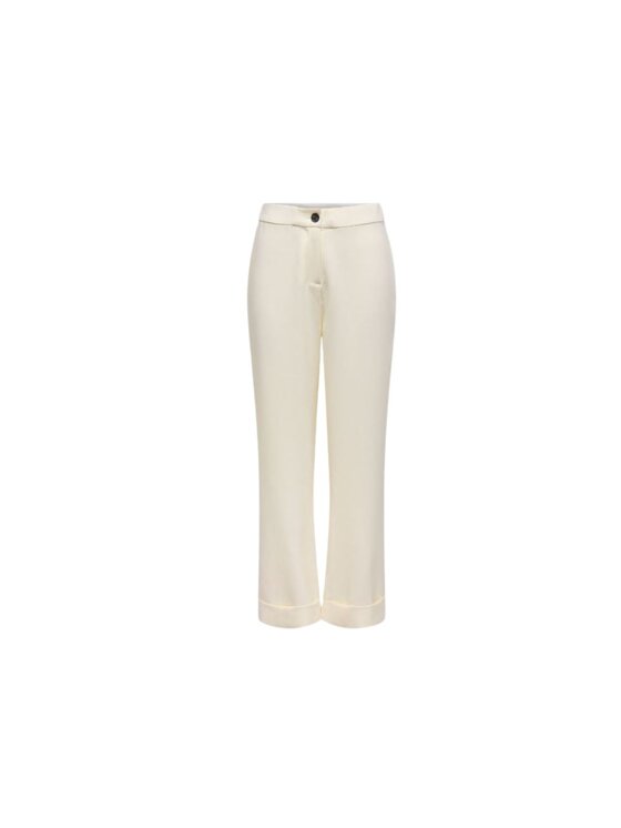 ONLY ONLY Pantaloni da donna Onlcasey life cropped pant Beige Cropped Fit