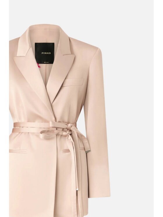 PINKO PINKO Marynarka Rapa Różowy Regular Fit