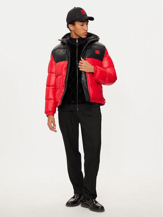 HUGO HUGO Зимно яке Baro2441 50525210 Червен Slim Fit