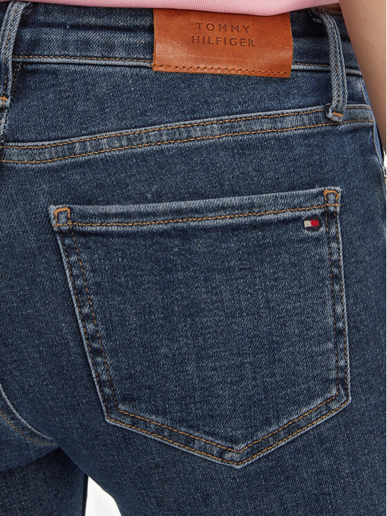 Tommy Hilfiger Tommy Hilfiger Jeansy Como WW0WW45673 Granatowy Skinny Fit