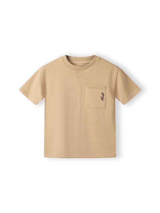 MINOTI MINOTI T-Shirt 17SET50D Beżowy Regular Fit