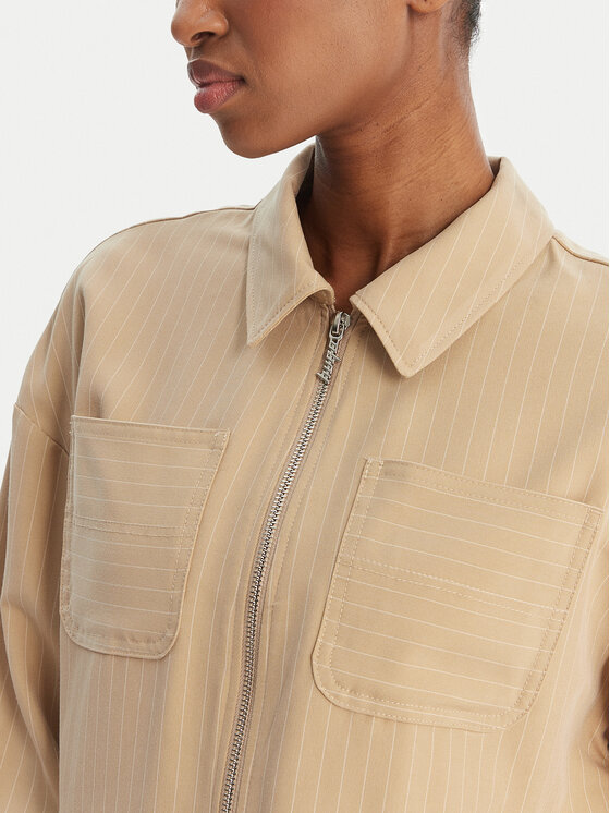 HUGO HUGO Hemdjacke Aribabi-1 B 50552372 Beige Oversize