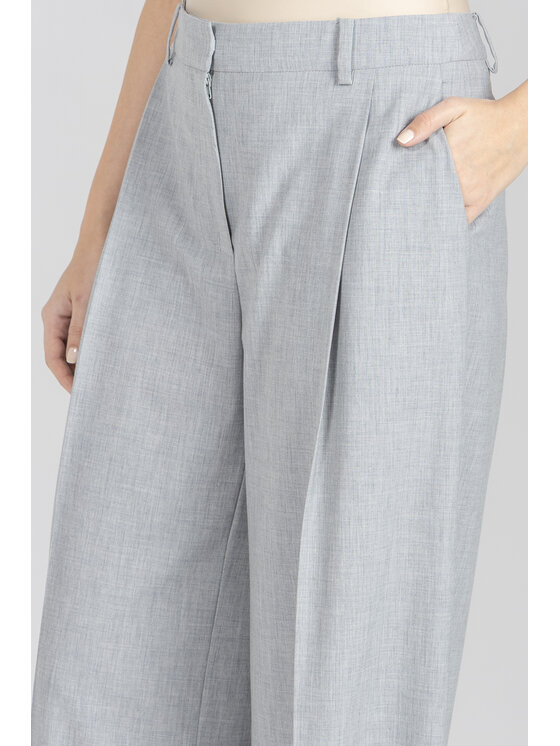 Deni Cler Milano Deni Cler Milano Spodnie materiałowe W-DC-5202-F2-A1-81-1 Szary Loose Leg