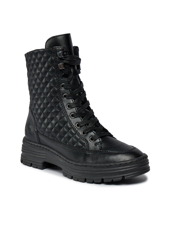 Rieker Rieker Botine X8501-00 Negru