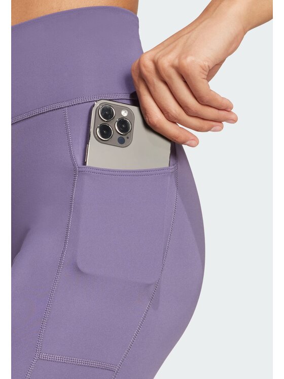 adidas adidas Legginsy 133127 Fioletowy Fitted Fit