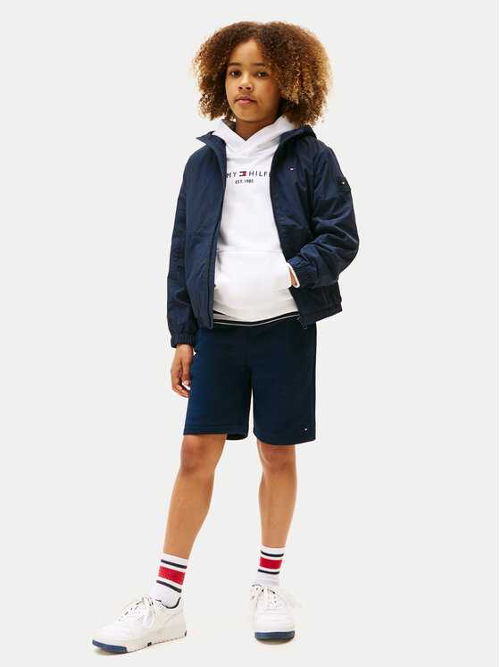 Tommy Hilfiger Tommy Hilfiger Neperpučiama striukė Flag KB0KB09737 Tamsiai mėlyna Regular Fit