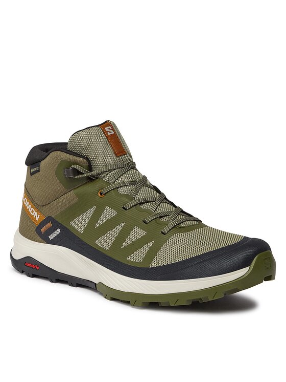 Salomon Salomon Trekking čevlji Outrise Mid GORE-TEX L47143600 Khaki