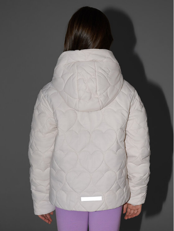 4F 4F Kurtka puchowa OUTERWEAR Kremowy Regular Fit
