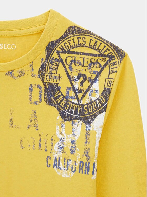 Guess Kids Guess Kids T-Shirt 183144 Žlutá Classic Fit