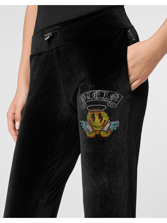 PHILIPP PLEIN PHILIPP PLEIN Spodnie dresowe 24357 Czarny Jogger Fit