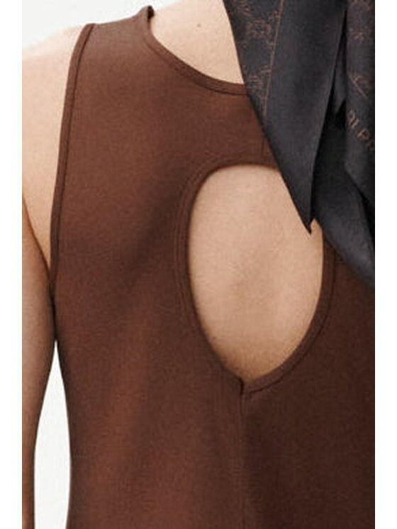 MARI PRETI MARI PRETI Abito da cocktail Ravelle Marrone Regular Fit