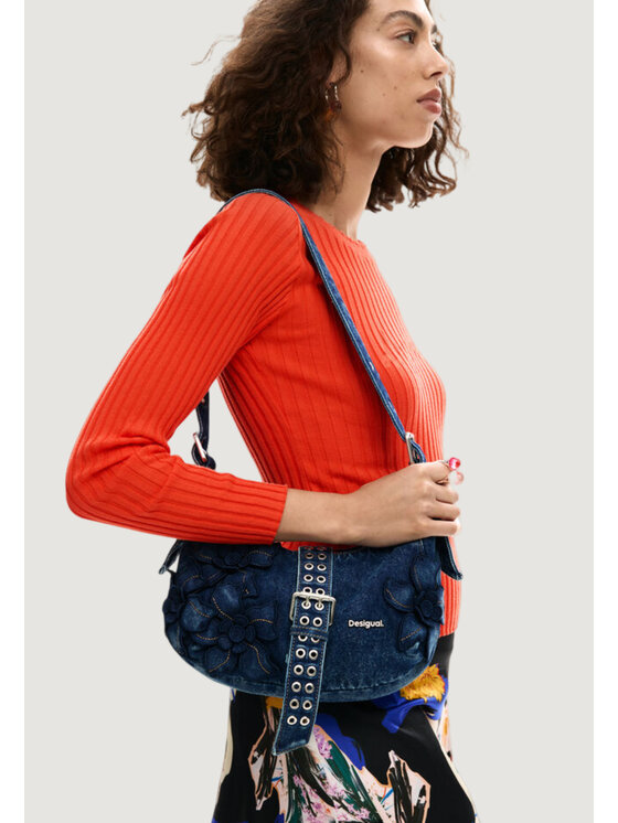 Desigual Desigual Torebka BAG_CURIO DENIM Niebieski