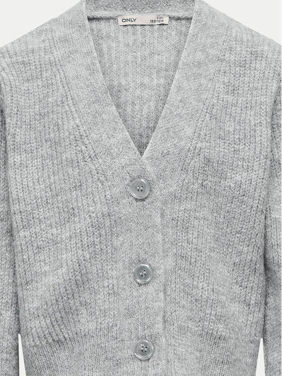Kids ONLY Kids ONLY Kardigán 15326292 Szürke Regular Fit