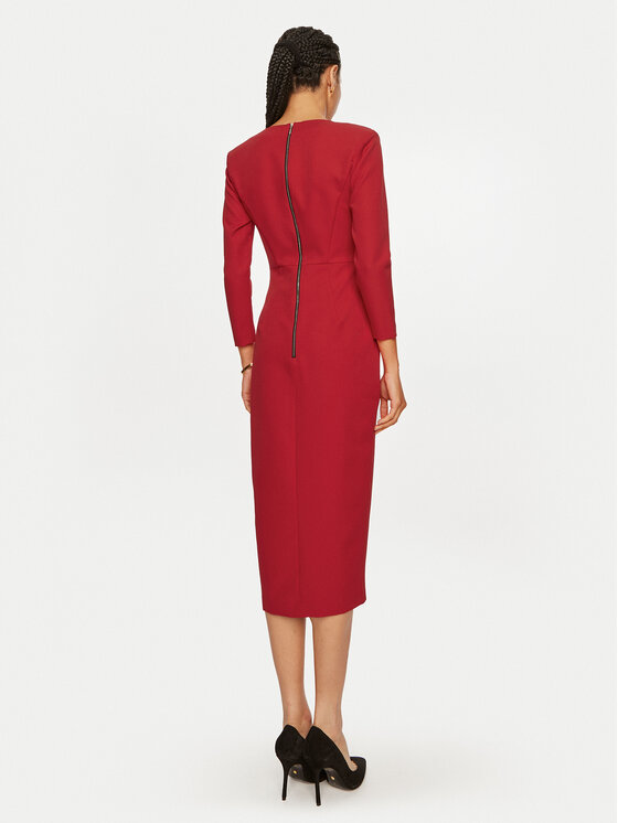 ACCESS FASHION ACCESS FASHION Kokteilinė suknelė 44-3329-468 Raudona Slim Fit