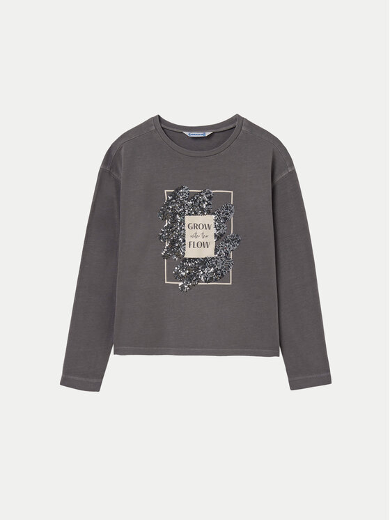 Mayoral Mayoral Bluse 7010 Grau Regular Fit