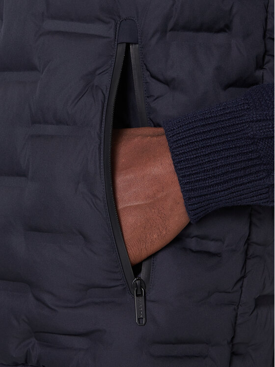 Bugatti Bugatti Αμάνικο Μπουφάν 875100 81052 D Σκούρο μπλε Regular Fit