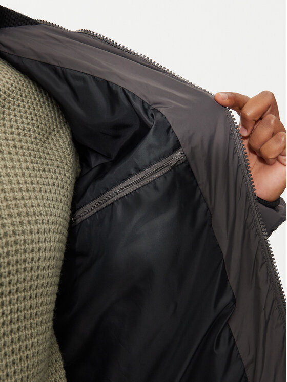 INDICODE INDICODE Μπουφάν πουπουλένιο Alanin 15-802 Γκρι Regular Fit