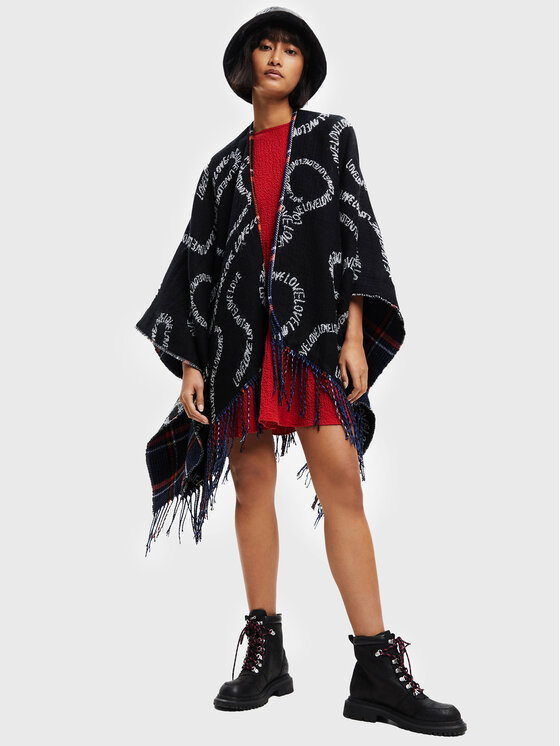 Poncho store desigual femme
