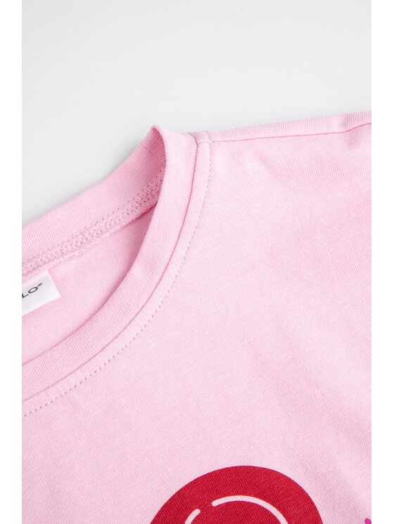 Coccodrillo Coccodrillo Longsleeve ZC6143101SGK-007 Różowy Regular Fit