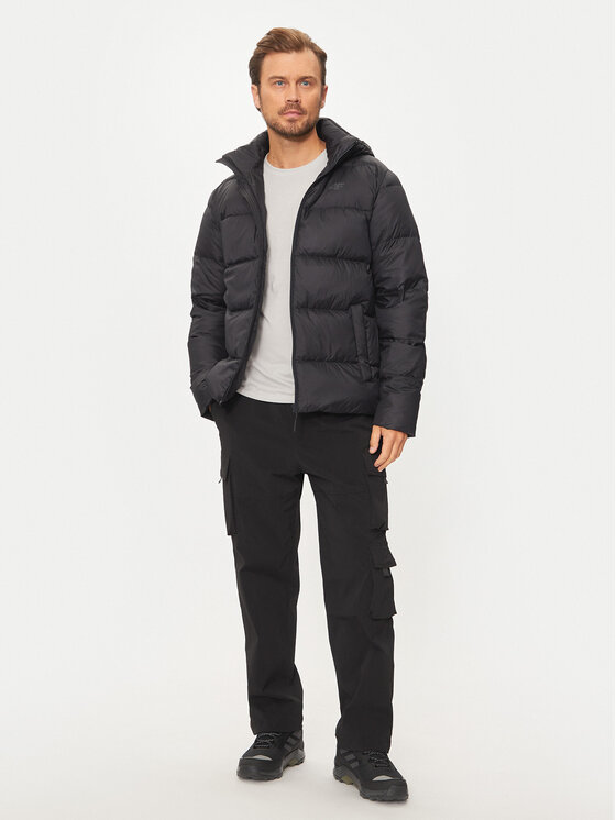 4F 4F Vatovaná bunda 4FWAW24TDJAM513 Černá Regular Fit