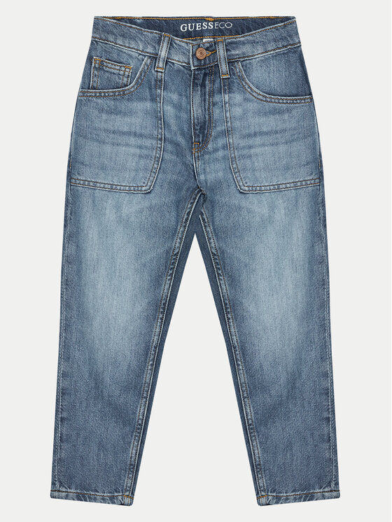 Guess Guess Jeans hlače J4BA05 D5BV0 Modra Regular Fit