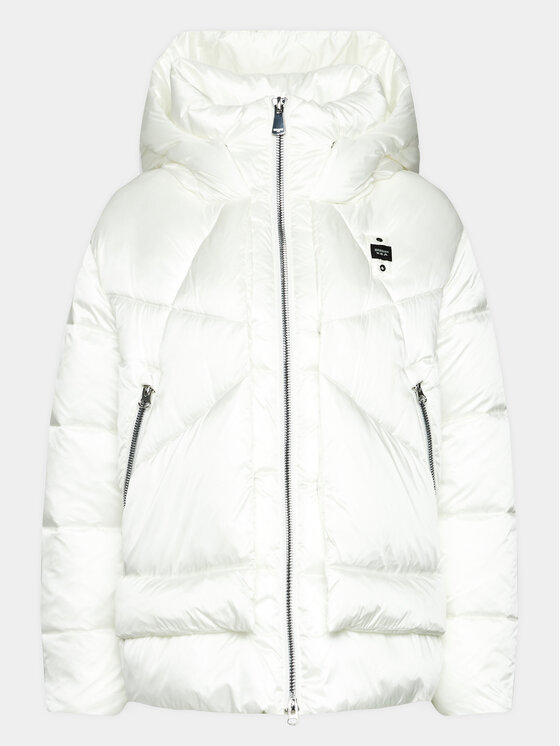 Blauer Blauer Geacă de iarnă 23WBLDC02037 Alb Regular Fit